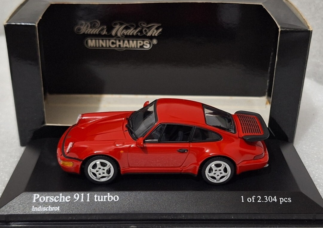 Porsche 911 (964) Turbo India 1990 Red 1:43 Minichamps 430069104