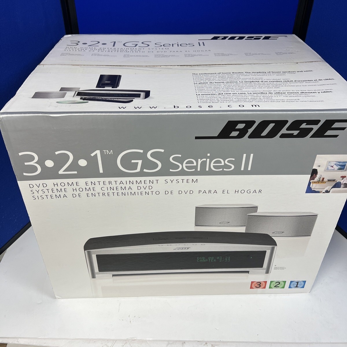 Bose 321 GS Series II DVD Home Entertainment System - Brand Bose 321 GS Series II DVD Home Entertainment System - Brand