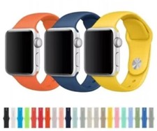 Silicon Watch Strap Band 38-44mm Series SE 7 6 5 4 3 Compatible with Apple Watch