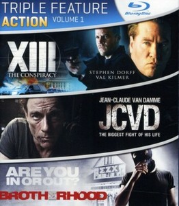 Dvd phase 4 films Action/adventure Action triple feature, vol.1 blu-ray: xiii: the conspiracy/jcvd/brotherhood 2010 var (625828611339)