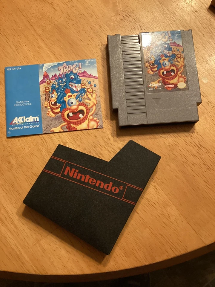 Trog! Cartucho (Nintendo) NES probado y funcionando.  Muy bonito manual y funda Foto 2 de 4