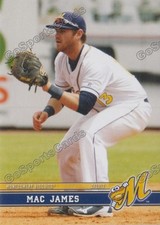 2017 Montgomery Biscuits Mac James RC Rookie Tampa Bay Rays