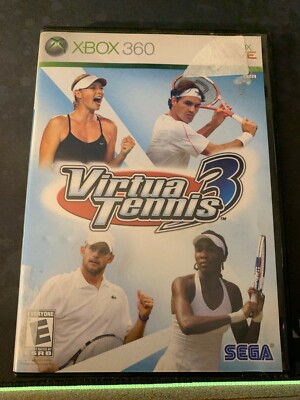 Virtua Tennis 3 Microsoft Xbox 360 Complete Used