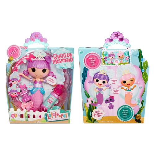 Lalaloopsy Bubbly Mermaid Doll Pet Jellyfish Ocean Seabreeze Bubble Toy New