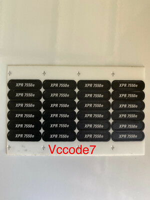 Motorola XPR7550e Front Name Plate Label 