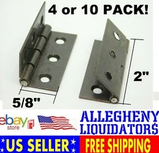 (4 - 10) 90° Inside Stop 2" Hinge Bronze Bench Lid Jewelry Box Chest Cabinet HF