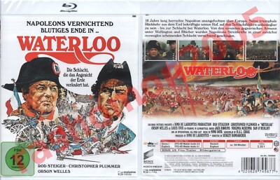 Blu-ray WATERLOO 1970 Rod Steiger Christopher Plummer Orson Welles Napoleon NEU
