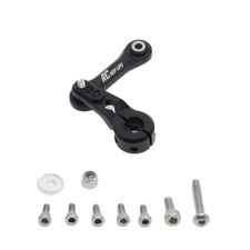 RC Hop Ups CNC Aluminum Fixed Steering Link W/25T Servo Arm for Arrma 6S Models