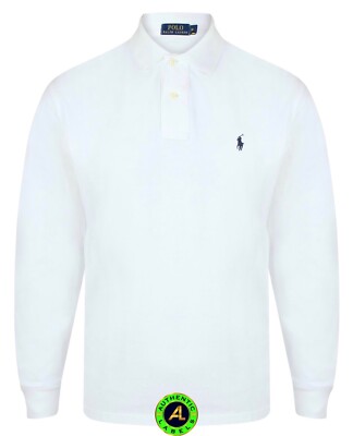 Ajuste Droit Polo Shirt Polo Manches Longues Ralph Lauren Polo