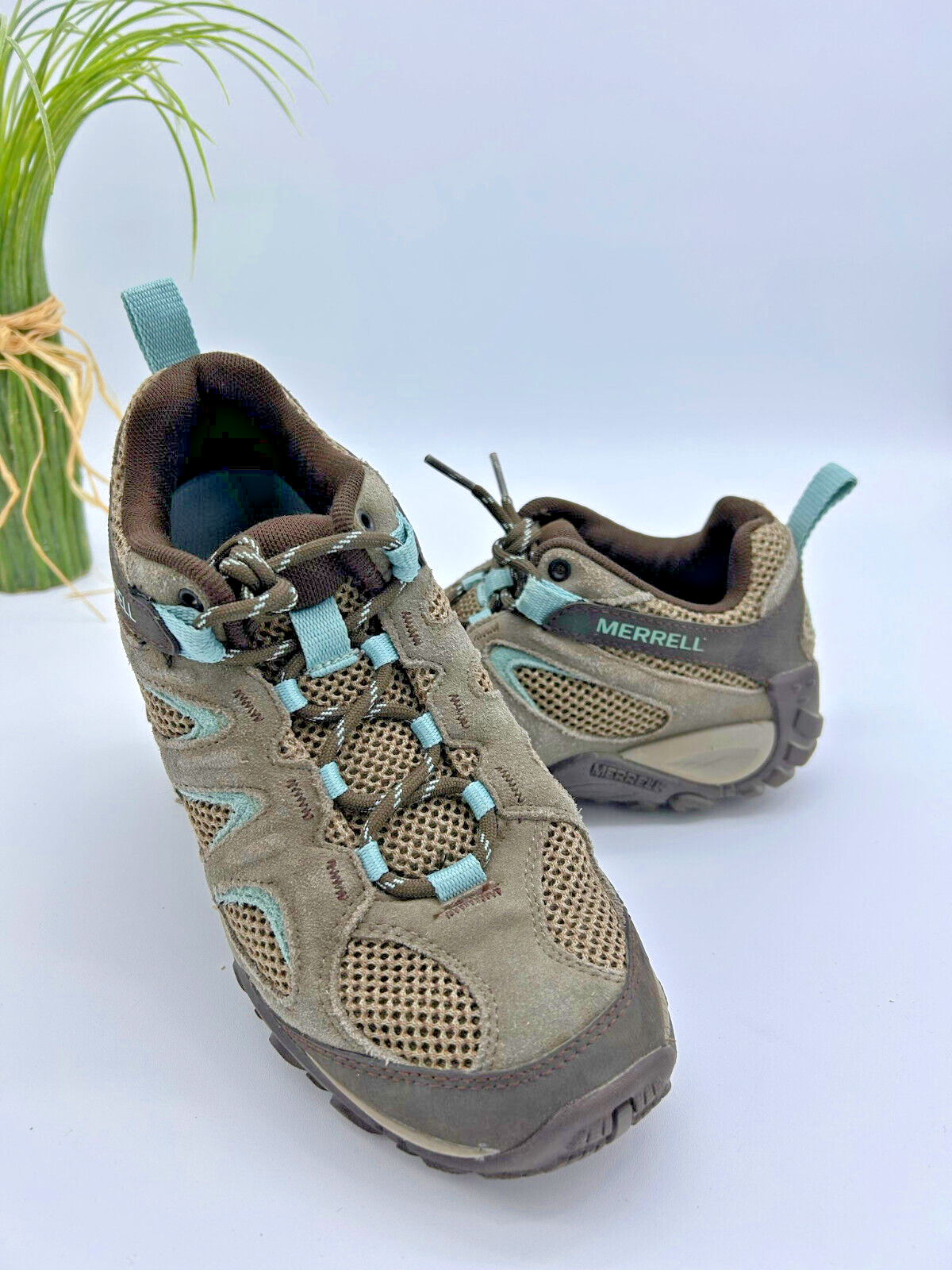 Scarpe da trekking Merrell Yokota 2 donna taglia US 6 5 UK 4 marroni turchese J78636