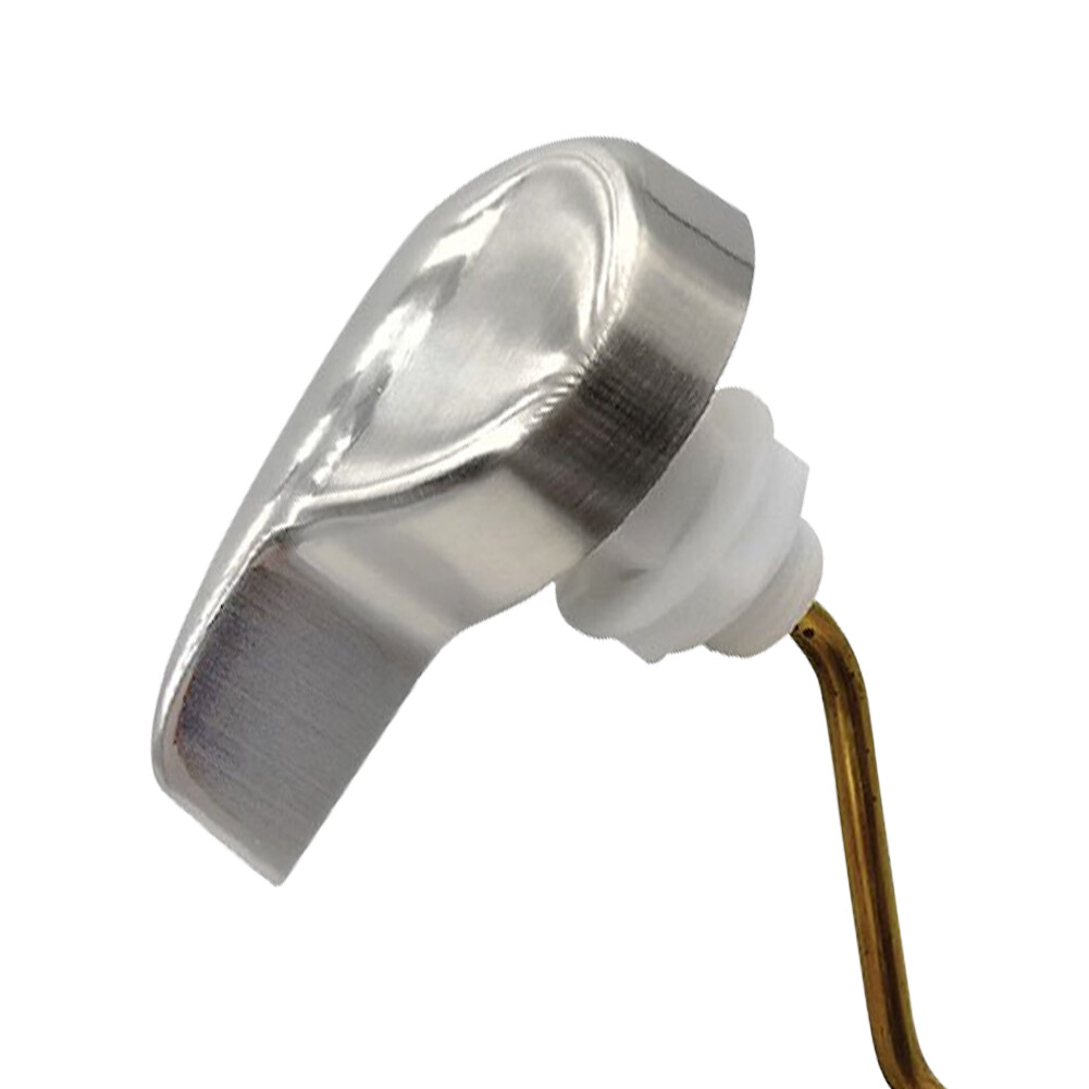 Side Mount Tank Lever Chrome Finish Toilet Handle For Elderly Bathroom