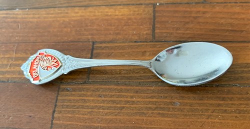 Oklahoma Collector's Souvenir Spoon 3 1/2" Indian Chief Profile, Made In Japan - Picture 3 of 4