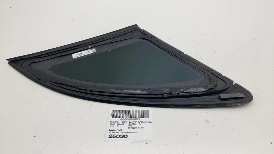 ⭕ 2014-2015 Mercedes-Benz B Electric Drive Rear Left Quarter Glass LH Blue - 894 Foto 3 de 4