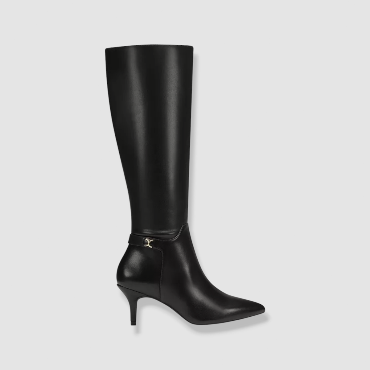 charter club cruelaa dress boots Charter Club Cruelaa Womens Faux Leather Tall Knee-High Boots, Black