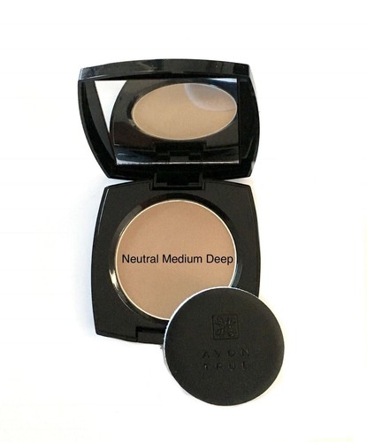 Avon True Color Flawless Mattifying Presssed Powder 11.34g Neutral Medium Deep