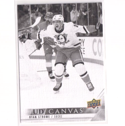 2022-23 Upper Deck Extended UD Canvas B/W C272 Ryan Stone Anaheim Ducks