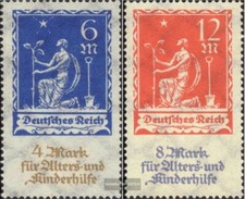 German Empire 233-234 (complete issue) unmounted mint / never hinged 1922 Charit