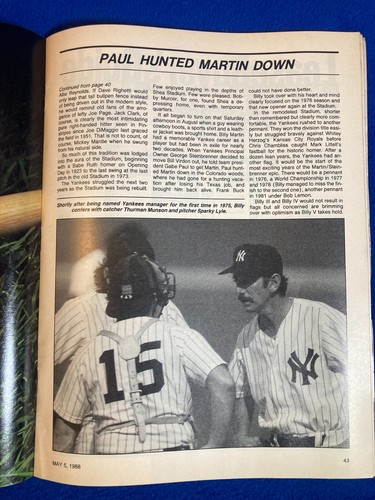 Yankees Magazine 1988 Editions Winfield/Rickey/Mattingly/Guidry/Righetti/Clark - Imagen 5 de 28