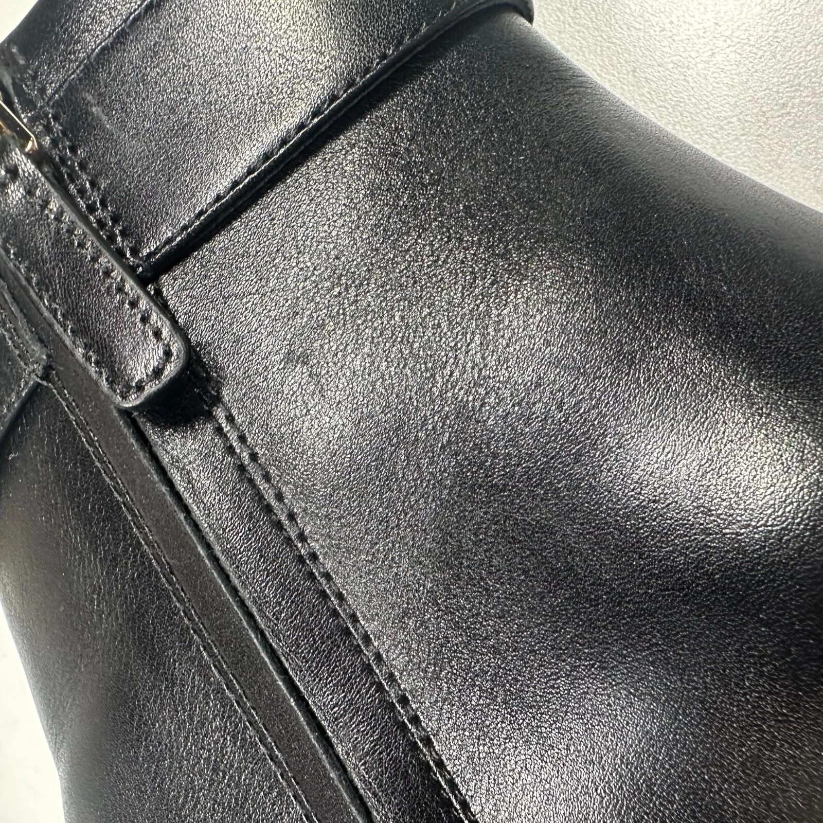 Stivaletti eleganti Tory Burch Sophia 60 mm in pelle nera da donna taglia 8