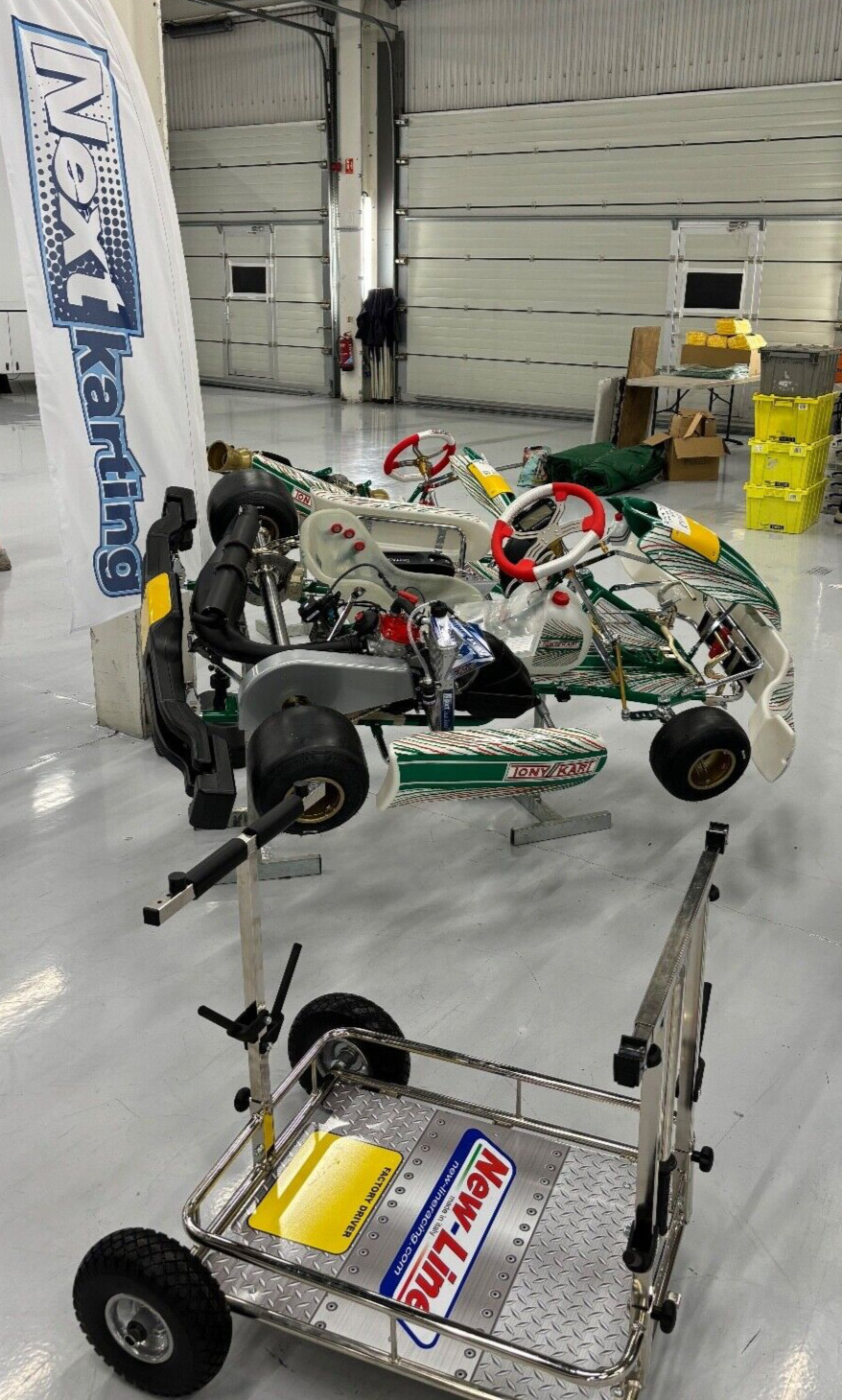 NEW LINE KART TROLLEY / X30 IAME CADET ROTAX GO KART - NEXTKARTING