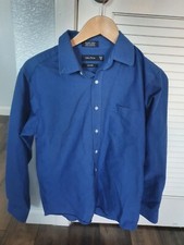 Nautica Boys Size 18 Button Up Oxford Dress Shirt