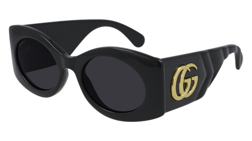 Gucci Occhiali da Sole GG0810S 001 Nero grigio Donna | eBay