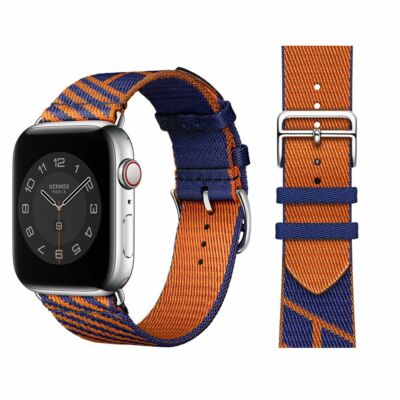 Nylon Jumping Single Tour Armband Band für die Apple Watch 7 6 5