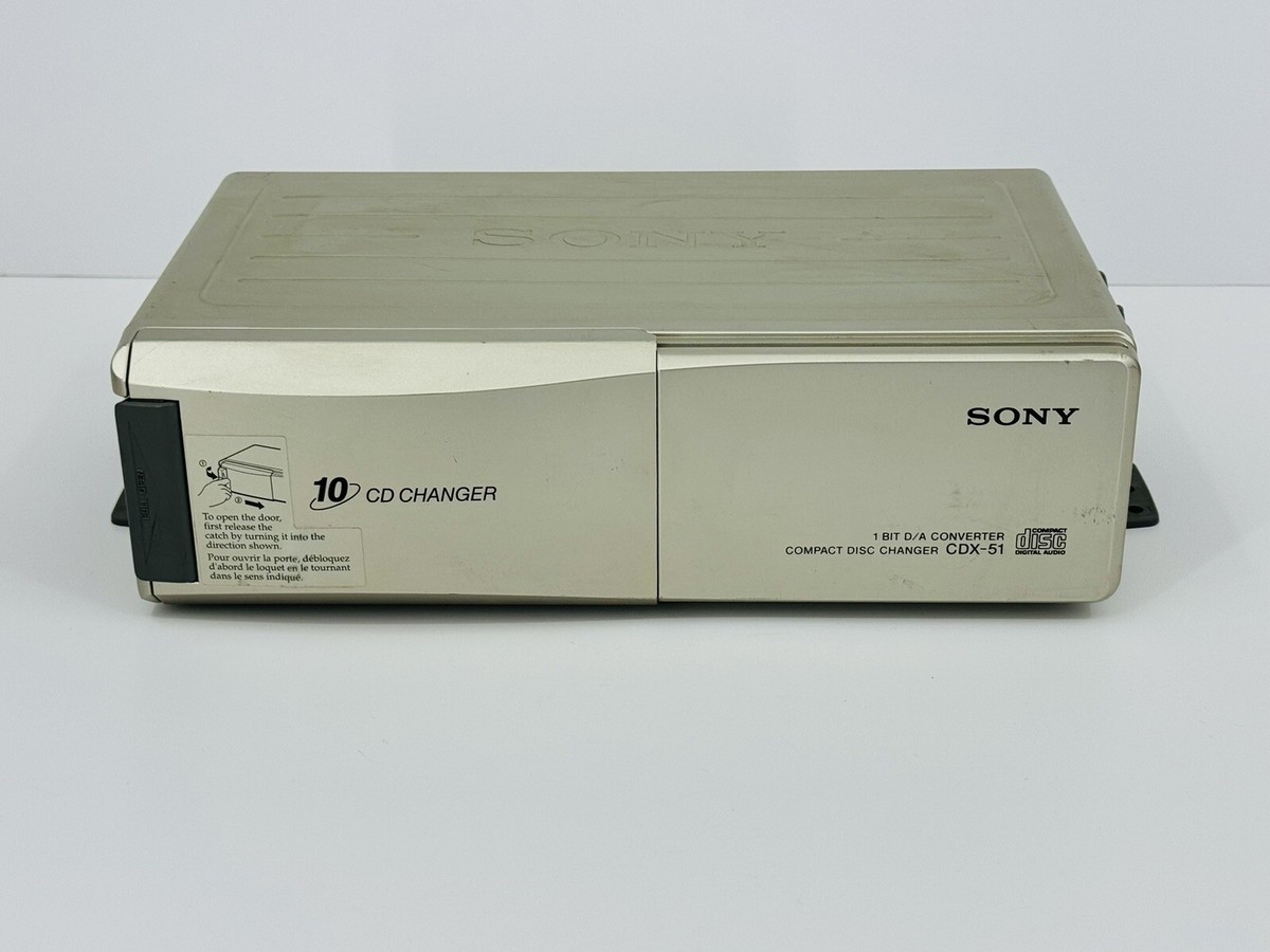 Sony CDX-51 10-Disc CD Changer w/ Magazine AUX 1-Bit DAC (Japan