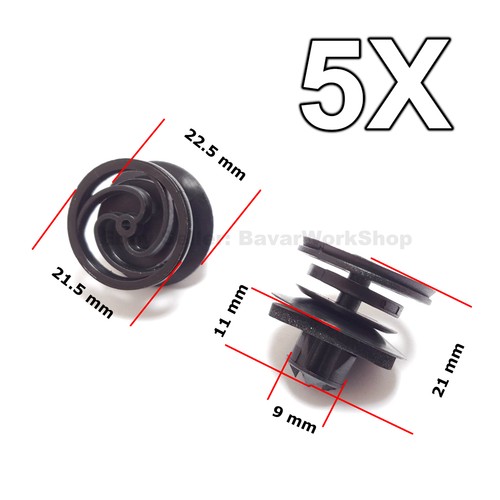 5X Door Trim Panel Retainer for VW, Volkswagen, Seat, Skoda eBay