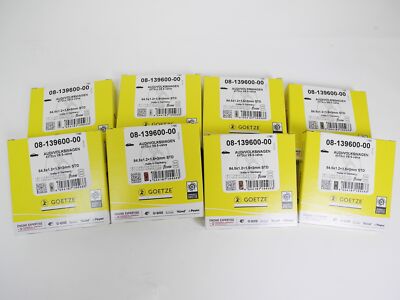 8X Piston Rings 84.50Mm Coated GÖTZE For Audi VW 3.7L 4.2L