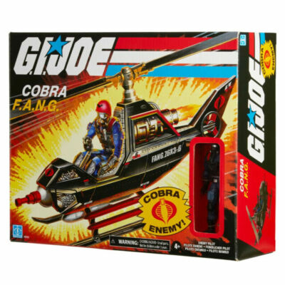 Hasbro GI Joe Retro Collection Cobra F.A.N.G. Copter & Pilot