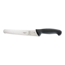 Mercer Culinary M23208 Millennia Black Handle, 8-Inch Wavy Edge Wide, Bread K...