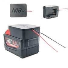 Battery Connector Adapter For Milwaukee 18v Dock Power 14AWG Robotics