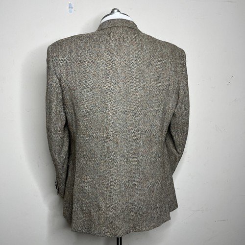 Recent Harris Tweed Blazer Sport Coat 46R Mens Wool Gray (LNWOT) - Picture 5 of 12