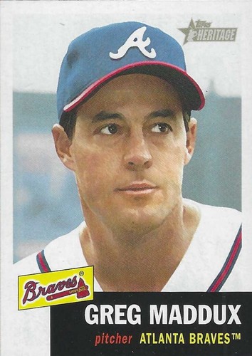 Greg Maddux #147 2002 Topps Heritage card