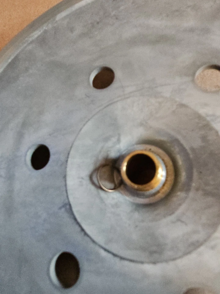 Dual 1249 Turntable Small Metal Platter And Lock - Image 2 of 3