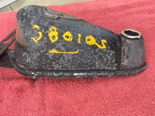 Oldsmobile F38 L38 1938 matrícula luz lámpara base maletero mango marco LICO Foto 2 de 4