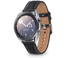 Samsung Galaxy Watch3 SM-R850 41mm cassa in acciaio inossidabile Mystic  Silver con cinturino in pelle nero (Bluetooth) - SM-R850NZSAEUA | Acquisti  Online su eBay