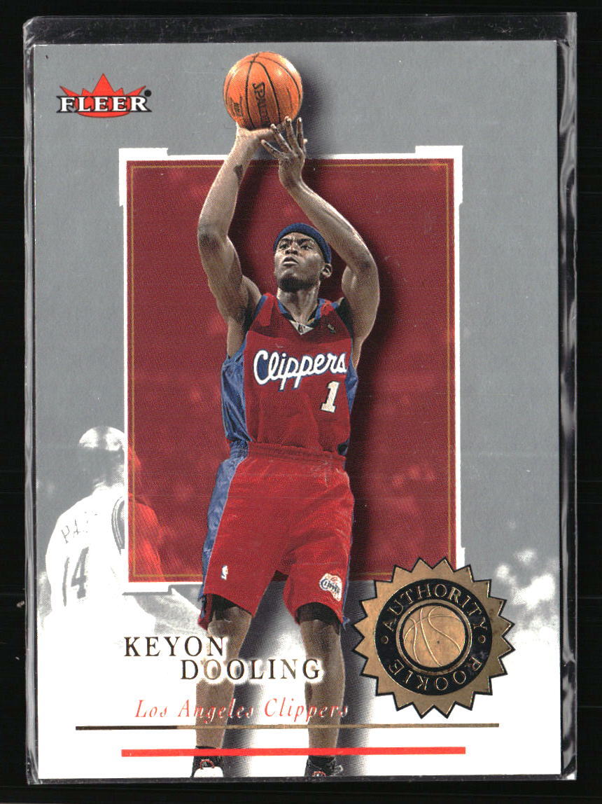 Keyon Dooling 2000 Fleer Authority RC /650 #127  Basketball Card