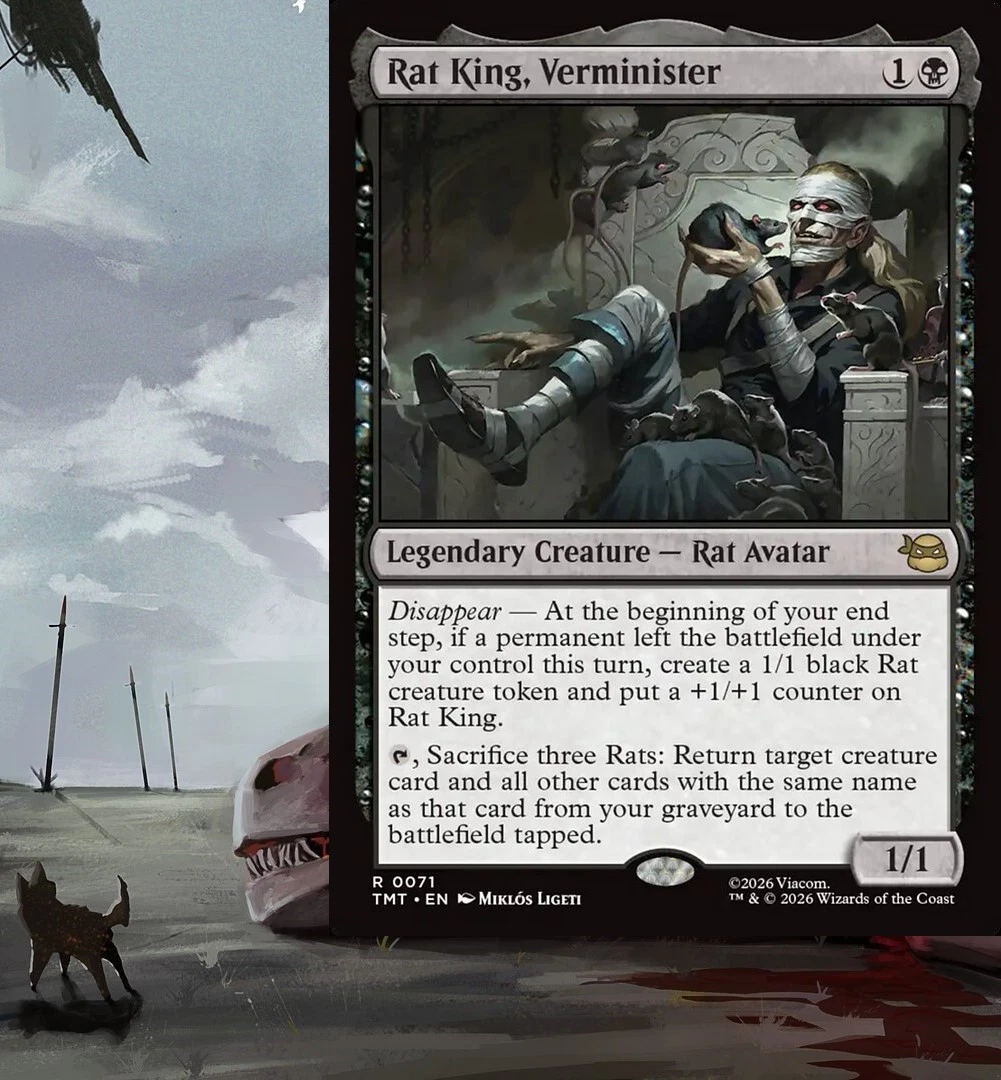 Rat King, Verminister Commander Deck Relentless Rats MTG Ready-to