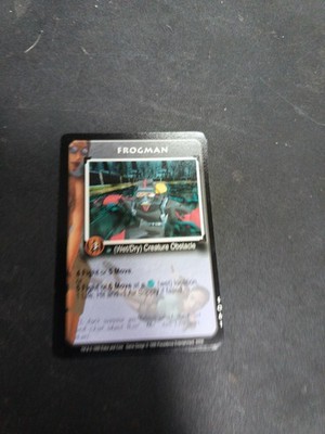 Wet/Dry Card S061 Frogman Creature Obstacle Slippery Wet Tomb Raider Lara Croft 