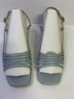 Journee Shayana Slingback Sandal Blue 8.5W Wide Block Heel Square Toe NIB  — photo 1