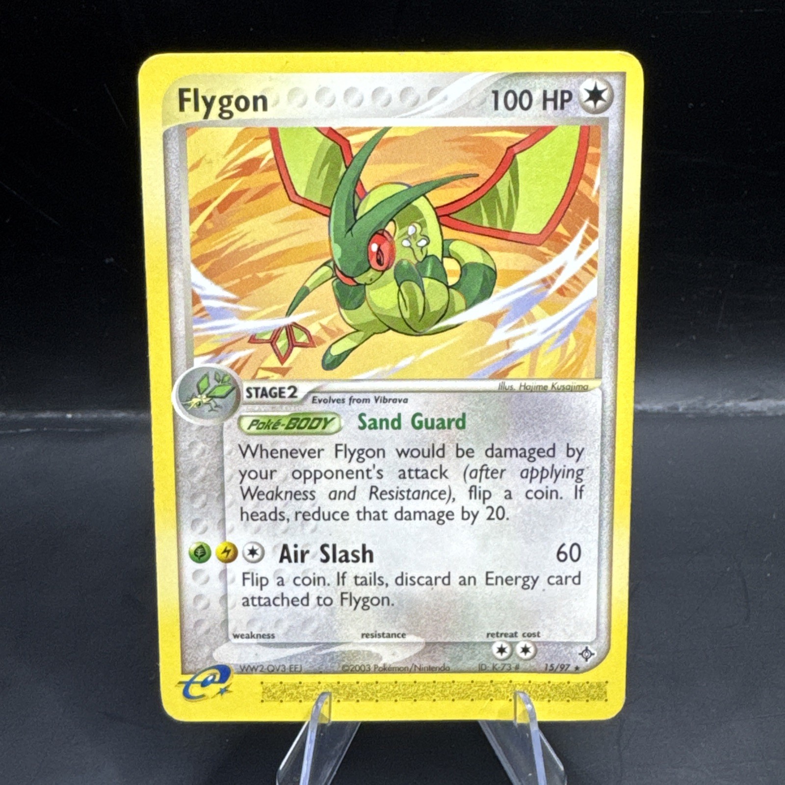Flygon 15/97 EX Dragon Regular Rare Pokemon Card LP