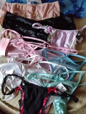  LOT OF 10  SIZE MEDIUM THONGS /G STRINGS PANTIES NEW