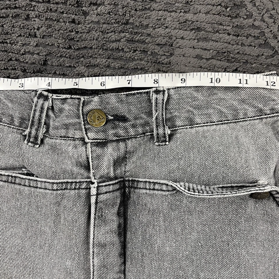 Georges Marciano for Guess USA Jeans 24x28 Gray Acid Wash Carpenter Style 80s - Image 2 of 4