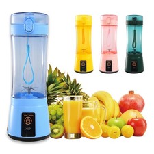Portable Electric Fruit Juicer Wireless USB Rechargeable Mini Mixer Multifunctio