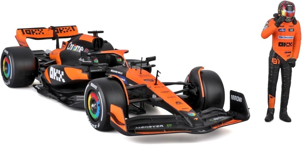 2024 Miami McLaren Formula 1 F1 MCL38 #81 Oscar Piastri 1/24 Scale