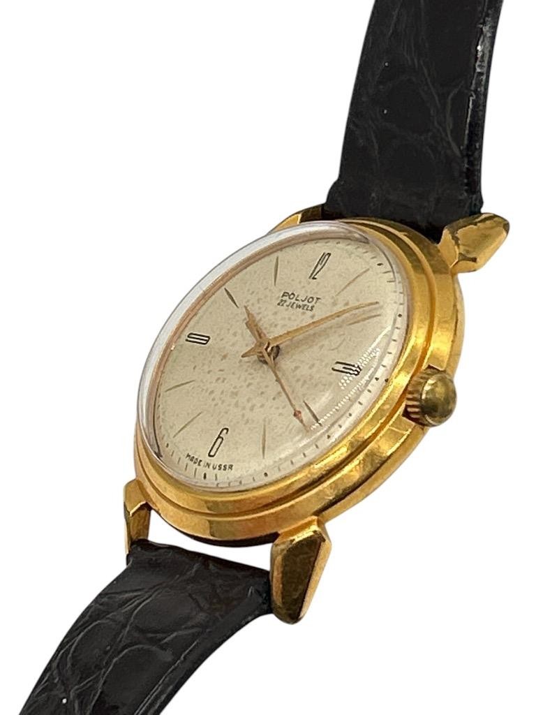Vintage Poljot 22 jewels automatic Watch ca1960s Made in USSR
