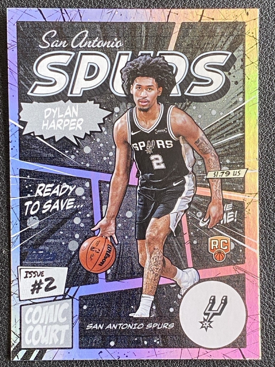 Dylan Harper 2025-26 Topps Flagship Comic Court SSP RC #CC-17