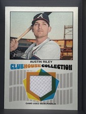 2026 Topps Heritage - Clubhouse Collection Relics Austin Riley #CCR-ARI (MEM)